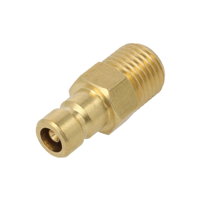 Conector ştuţ cu supapă 10 bar alamă 9 mm | Electronic-mag.ro | Componente Electronice