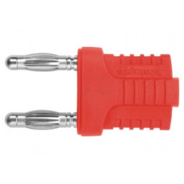 Conector Banană Stivuibil 4mm 12A Roșu | Electronic-mag.ro | Componente Electronice