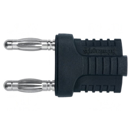 Conector Banană 4mm 12A Negru | Electronic-mag.ro | Componente Electronice