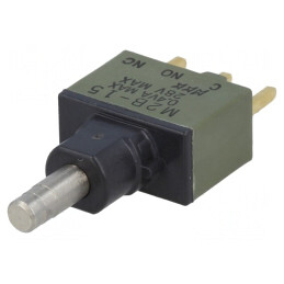 Comutator acționat prin apăsare 2 poziții SPDT 1A 125VAC | Electronic-mag.ro | Componente Electronice
