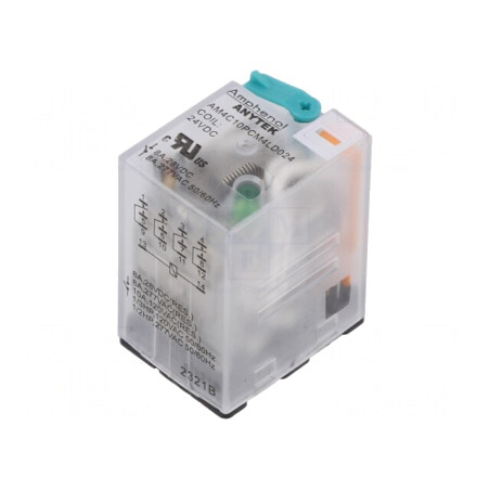 Releu Electromagnetic Industrial 4PDT 24VDC 5A 277VAC PCB | Electronic-mag.ro | Componente Electronice
