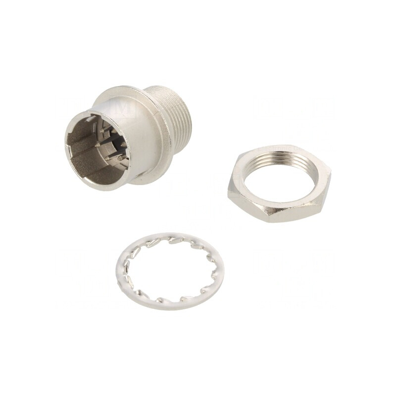 Conector circular HR10 push-pull soclu 2A argintat pentru lipire | Electronic-mag.ro | Componente Electronice
