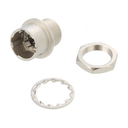 Conector circular HR10 push-pull soclu 2A argintat pentru lipire | Electronic-mag.ro | Componente Electronice