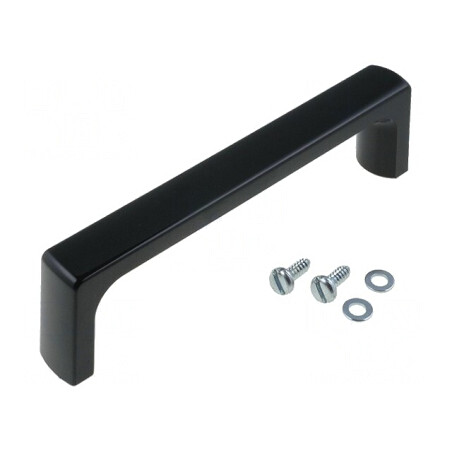 Manetă ABS neagră 42mm x 155mm x 20mm | Electronic-mag.ro | Componente Electronice