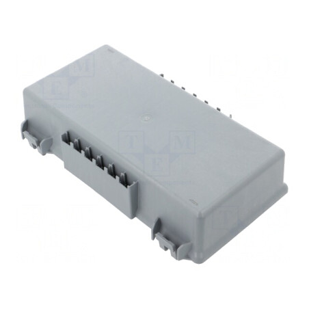 Carcasă de Protecție Gri din Polipropilenă cu Capac | Electronic-mag.ro | Componente Electronice