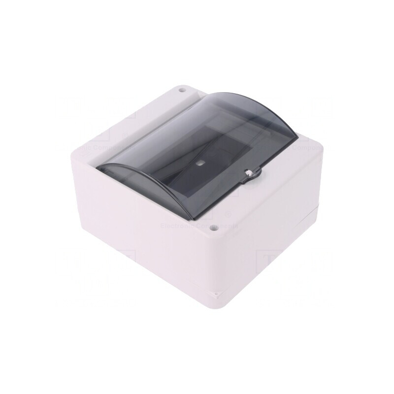 Carcasă ABS Albă pentru Aparatură Modulară IP30 de Perete | Electronic-mag.ro | Componente Electronice