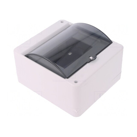 Carcasă ABS Albă pentru Aparatură Modulară IP30 de Perete | Electronic-mag.ro | Componente Electronice