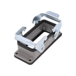 Carcasă pentru conectori HDC D16B IP65 gri | Electronic-mag.ro | Componente Electronice