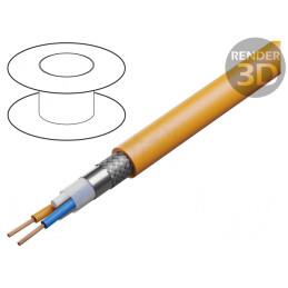 Cablu Foundation Fieldbus 1x2x18AWG Cu PVC Portocaliu | Electronic-mag.ro | Componente Electronice