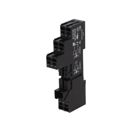 Stativ pentru şină DIN 240VAC 16A | Electronic-mag.ro | Componente Electronice