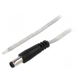Cablu Alimentare 2x0,5mm2 cu Mufă DC 5m | Electronic-mag.ro | Componente Electronice
