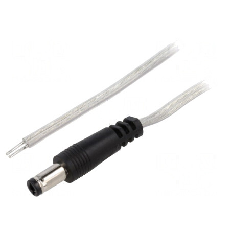 Cablu Alimentare 2x0,5mm2 cu Mufă DC 5m | Electronic-mag.ro | Componente Electronice