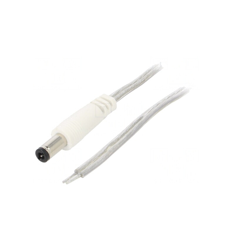 Cablu Alimentare 2x0,5mm2 cu Mufă DC 5.5/2.5 Transparent 5m | Electronic-mag.ro | Componente Electronice Cablu Alimentare 2x0,5mm2 cu Mufă DC 5.5/2.5 Transparent 5m | Electronic-mag.ro | Componente Electronice