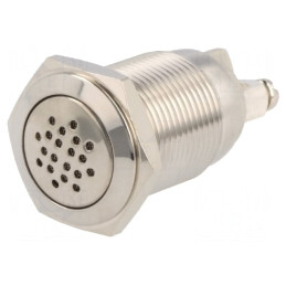 Semnalizator acustic 85dB fără iluminare IP50 Ø16mm 360mW | Electronic-mag.ro | Componente Electronice