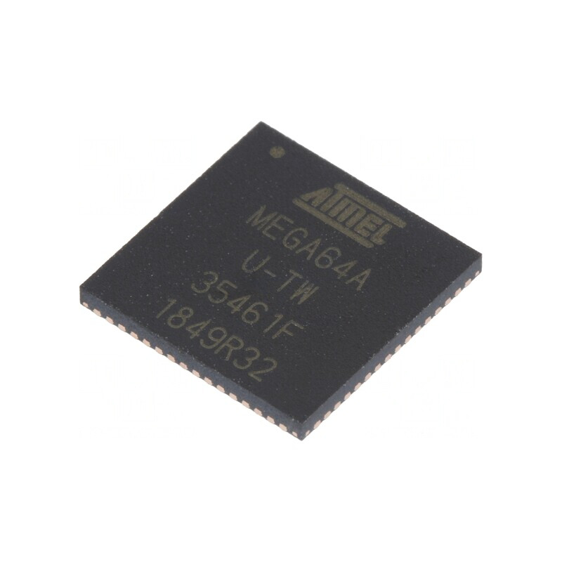Microcontroler AVR VQFN64 2.7-5.5VDC 8 Întreruperi 1 Comparator | Electronic-mag.ro | Componente Electronice Microcontroler AVR VQFN64 2.7-5.5VDC 8 Întreruperi 1 Comparator | Electronic-mag.ro | Componente Electronice