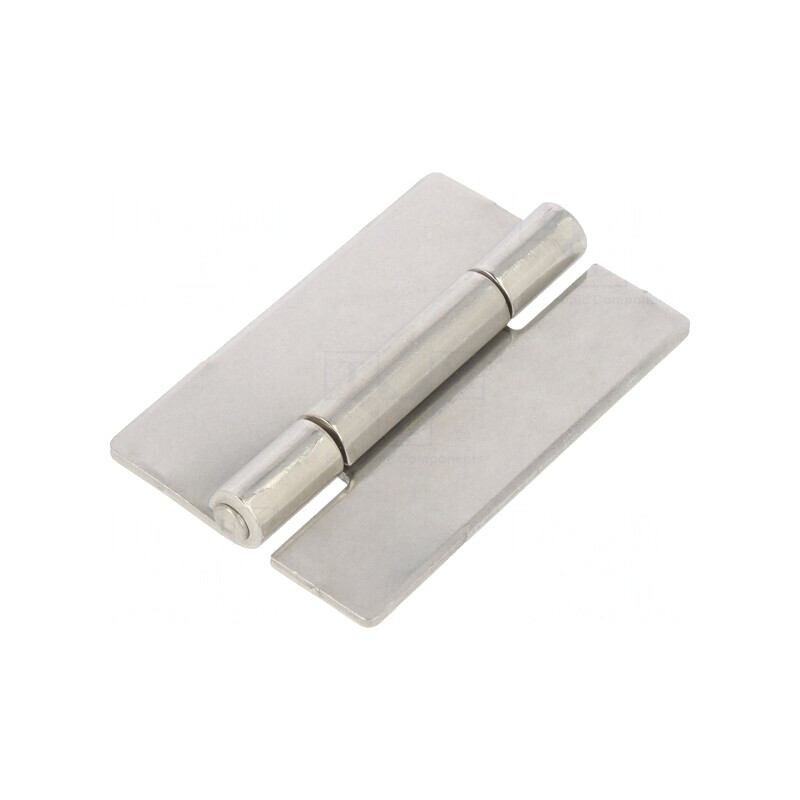 Balama din oțel inoxidabil pentru sudare 40mm x 60mm | Electronic-mag.ro | Componente Electronice