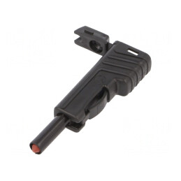 Mufă Banană 4mm 30A 60VDC Neagră Izolată | Electronic-mag.ro | Componente Electronice