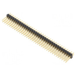 Şir Pini Tată 2x36 Aurit 2,54mm THT | Electronic-mag.ro | Componente Electronice