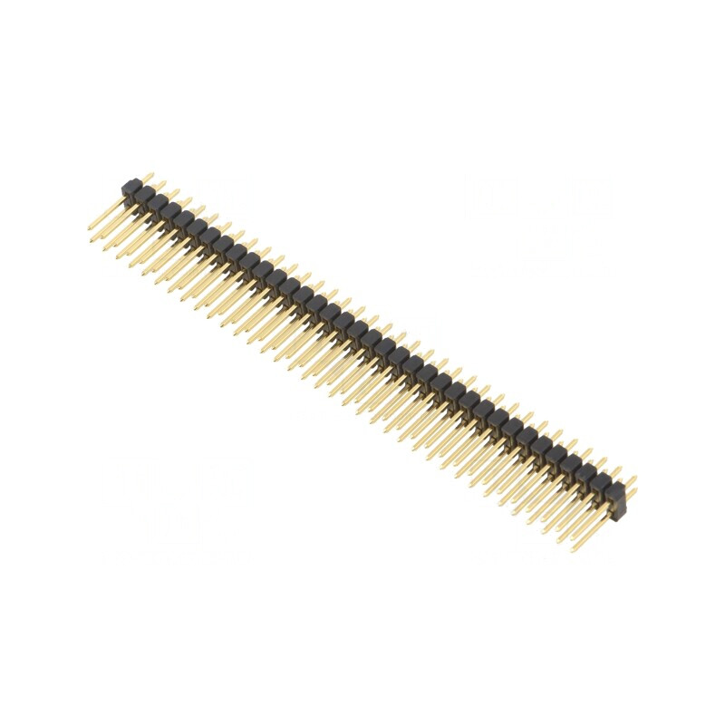 Şir Pini Tată 2x36 Aurit 2,54mm THT | Electronic-mag.ro | Componente Electronice
