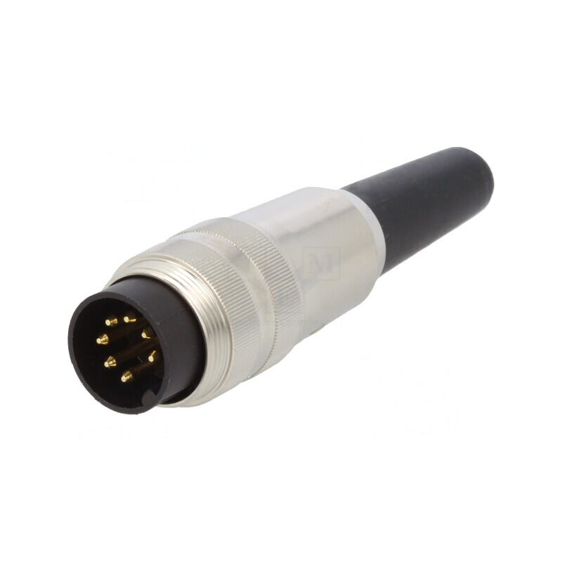 Mufă M16 tată 7 pini pentru cablu 5A 60V dreaptă | Electronic-mag.ro | Componente Electronice Mufă M16 tată 7 pini pentru cablu 5A 60V dreaptă | Electronic-mag.ro | Componente Electronice