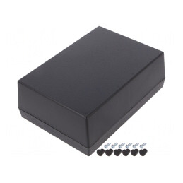 Carcasă Universală ABS Neagră 123x174x63mm | Electronic-mag.ro | Componente Electronice