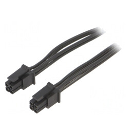 Cablu Micro-Fit 3.0 mamă-mamă 4 pini 0.2m PVC 4A