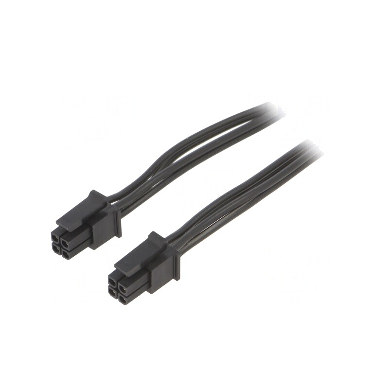 Cablu Micro-Fit 3.0 mamă-mamă 4 pini 0.2m PVC 4A | Electronic-mag.ro | Componente Electronice