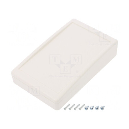 Carcasă Desktop ABS Albă 90x144x30 mm | Electronic-mag.ro | Componente Electronice