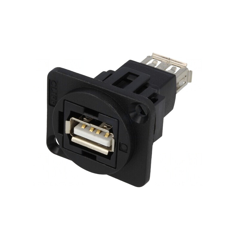 Adaptor USB A dublu FT USB 2.0 plastic | Electronic-mag.ro | Componente Electronice