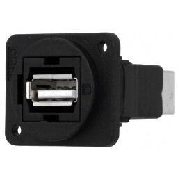 Adaptor USB A la USB B Plastic 19x24mm USB 2.0 | Electronic-mag.ro | Componente Electronice
