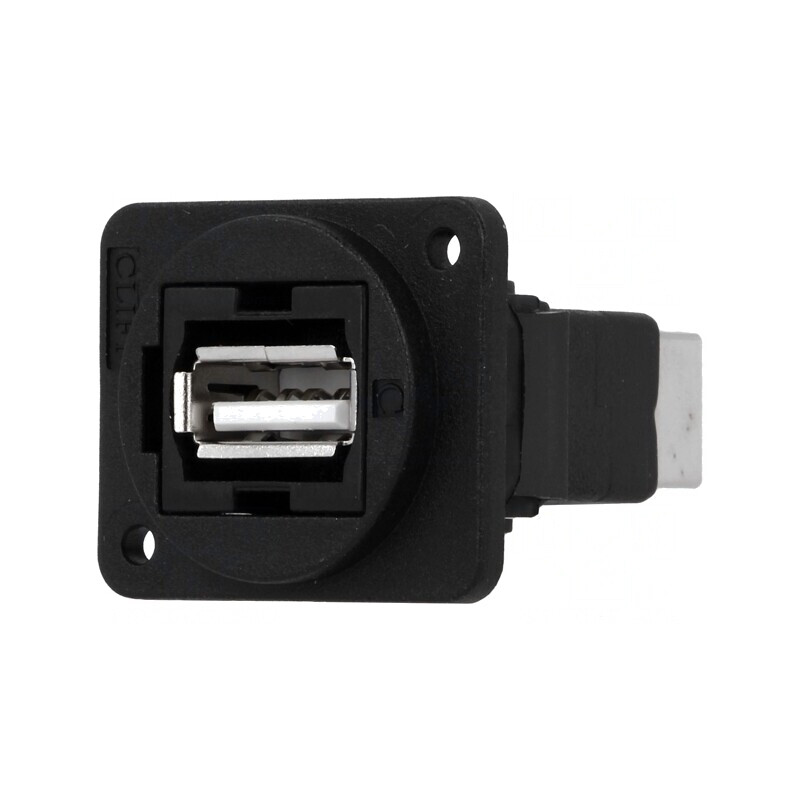 Adaptor USB A la USB B Plastic 19x24mm USB 2.0 | Electronic-mag.ro | Componente Electronice