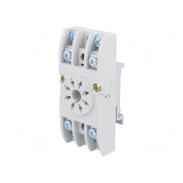 Stativ pentru șină DIN cleme cu șurub octal 10A 250VAC | Electronic-mag.ro | Componente Electronice