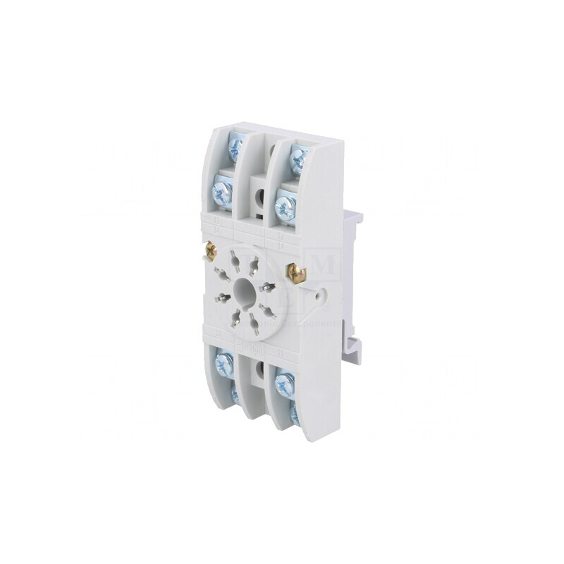 Stativ pentru șină DIN cleme cu șurub octal 10A 250VAC | Electronic-mag.ro | Componente Electronice