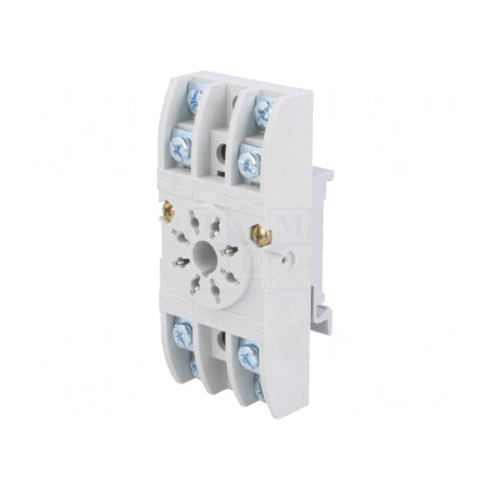 Stativ pentru șină DIN cleme cu șurub octal 10A 250VAC | Electronic-mag.ro | Componente Electronice