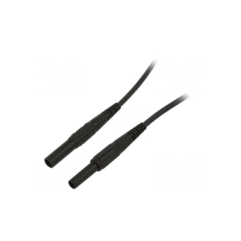 Cablu măsurare 19A soclu banană 4mm mufa banană 4mm | Electronic-mag.ro | Componente Electronice