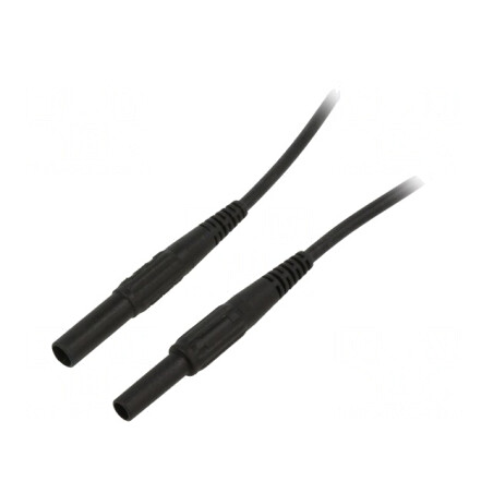 Cablu măsurare 19A soclu banană 4mm mufa banană 4mm | Electronic-mag.ro | Componente Electronice