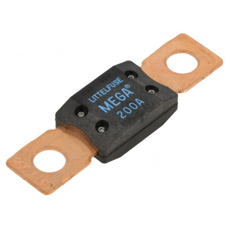 Siguranţă 200A 32VDC 68,6mm Mega | Electronic-mag.ro | Componente Electronice