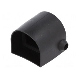 Capac lateral negru 20-55°C | Electronic-mag.ro | Componente Electronice