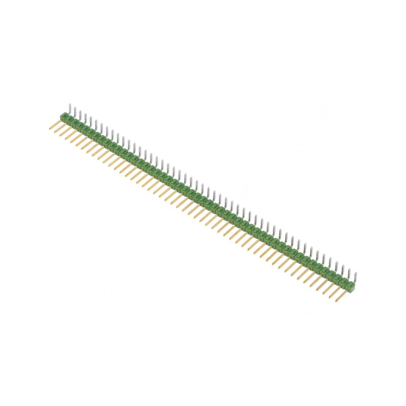 Conector Pini 50 în unghi 90° AMPMODU MOD II Tată | Electronic-mag.ro | Componente Electronice