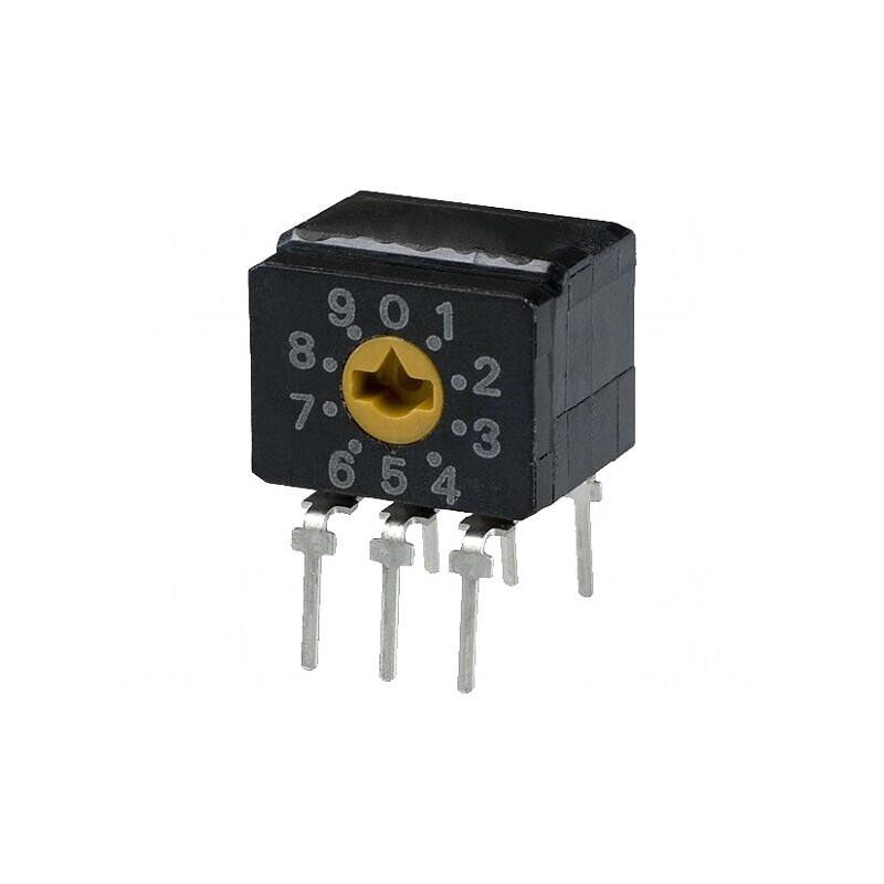 Întrerupător codificare DEC/BCD 10 Poz THT 100MΩ | Electronic-mag.ro | Componente Electronice