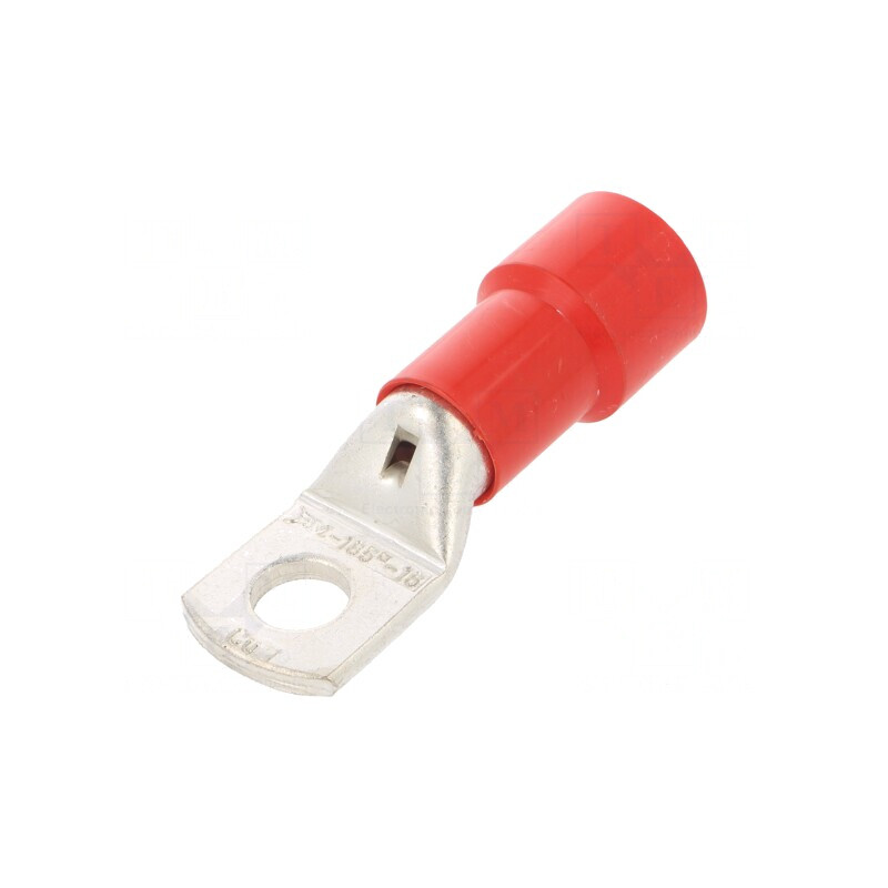 Vârf Inelar Tubular Crimpat M16 185mm2 Roșu | Electronic-mag.ro | Componente Electronice