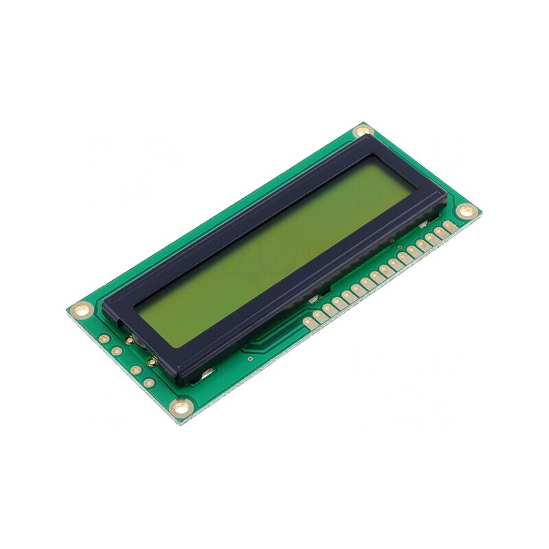Afişaj LCD Alfanumeric 16x1 80x36mm STN Positive | Electronic-mag.ro | Componente Electronice