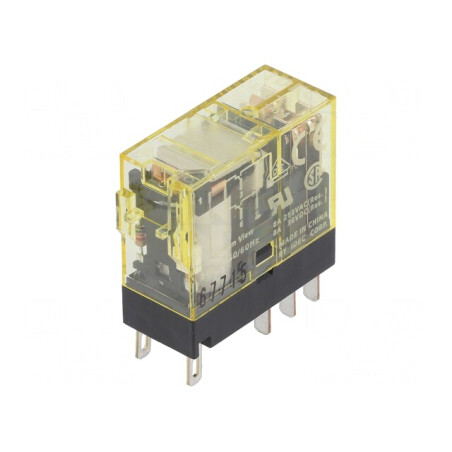 Releu Electromagnetic DPDT 24VAC 8A | Electronic-mag.ro | Componente Electronice