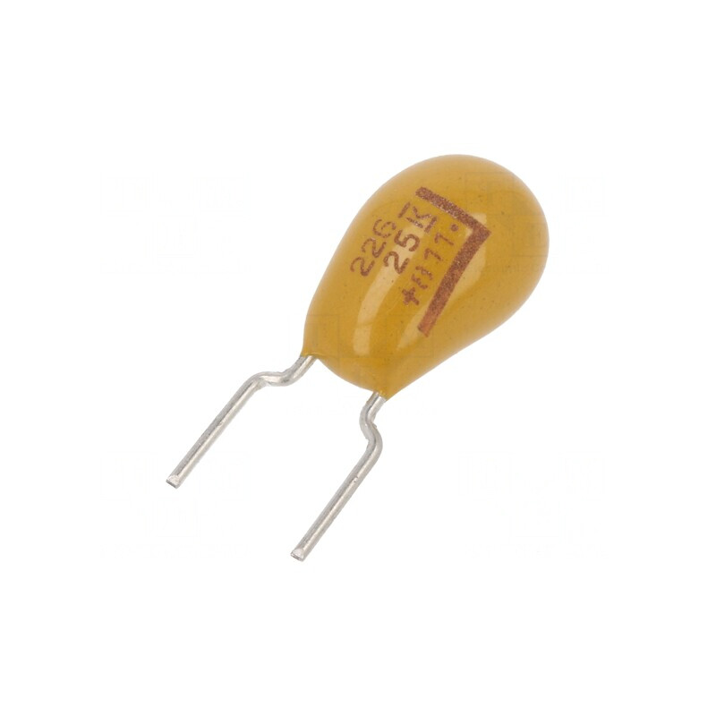 Condensator Tantal 22uF 25V THT | Electronic-mag.ro | Componente Electronice