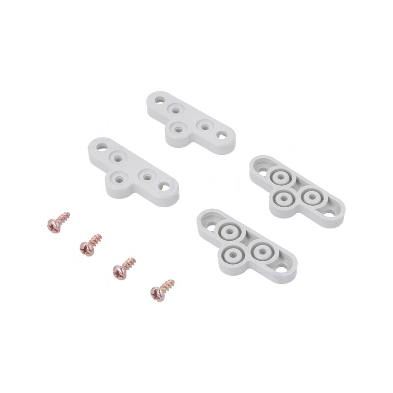 Set 4 Mânere Plastic pentru Perete Carcase | Electronic-mag.ro | Componente Electronice