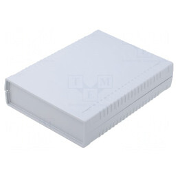 Carcasă ABS Gri IP54 cu Panou 136x185x40 mm | Electronic-mag.ro | Componente Electronice