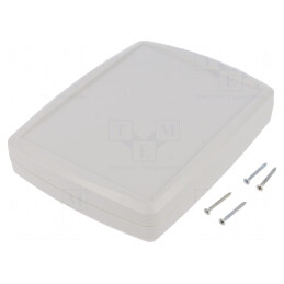 Carcasă universală ABS gri deschis 144x184x38mm | Electronic-mag.ro | Componente Electronice