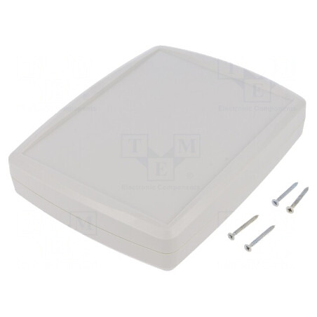 Carcasă universală ABS gri deschis 144x184x38mm | Electronic-mag.ro | Componente Electronice