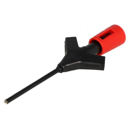 Clips de Măsurare cu Pensetă Roșie 2A 60VDC 0,64mm | Electronic-mag.ro | Componente Electronice