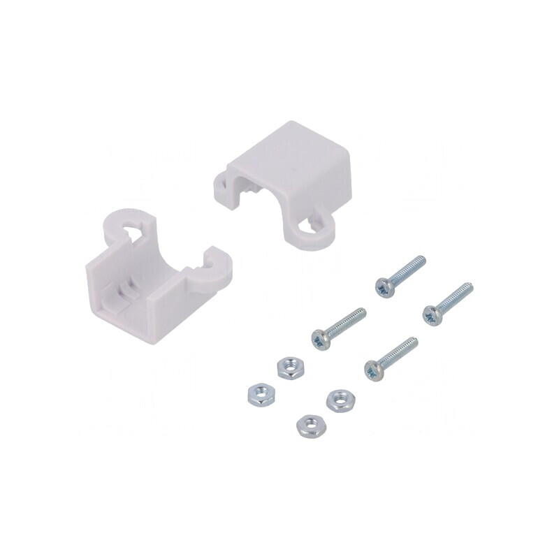 Suport Alb pentru Fixare din Plastic, 18mm, Set 2 Bucăți | Electronic-mag.ro | Componente Electronice Suport Alb pentru Fixare din Plastic, 18mm, Set 2 Bucăți | Electronic-mag.ro | Componente Electronice